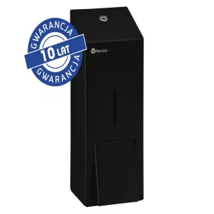 Dozownik płynu dezynfekującego 1000 ml Merida STELLA Black Line, stal kolor czarny