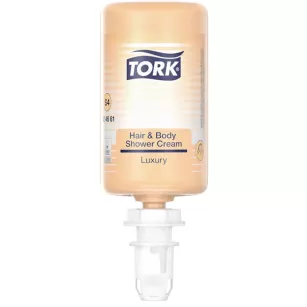 Shower gel for hair and body Tork 1000 ml, amber perfumed