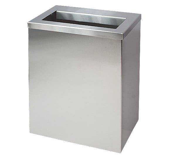 Stainless Steel 40L Rectangular Hygiene Waste Bin