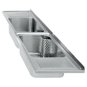 Franke economic sink with two basins 2200 x 357 x 550 mm