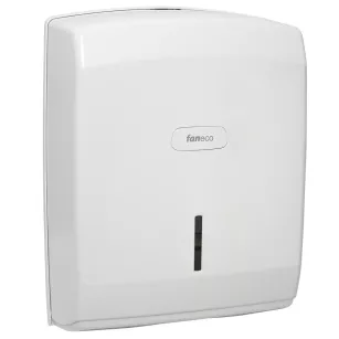 Folded paper hand towel dispenser INOVA plastic white