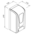 Automatyczny dozownik płynu i piany do dezynfekcji rąk MED 1 litr Faneco