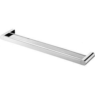 Double bathroom towels rail Bisk FUTURA Silver