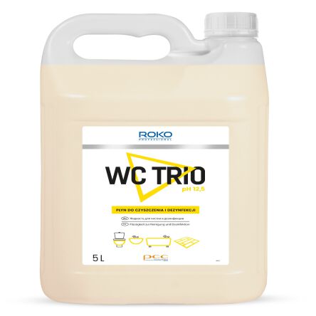 ROKO PROFESSIONAL WC TRIO 5L Toilet Cleaning and Disinfecting Liquid