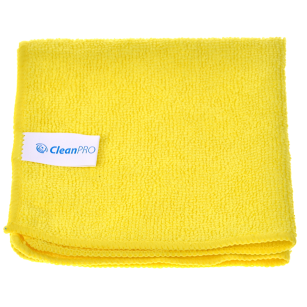 Microfibre Cloth Yellow CleanPRO ULTRA SOFT 30x30 cm