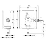 Armatura spłukująca do WC - mechanizm 