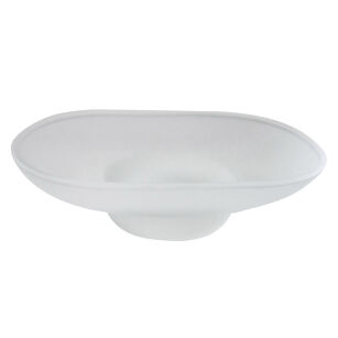 Bisk oval spare soap dish with frosted glass